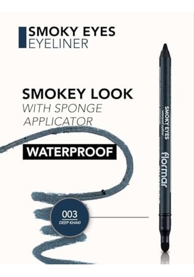 Smoky Eyes Mat Bitişli & Suya Dayanıklı Sünger Başlıklı Göz Kalemi 0 44615799