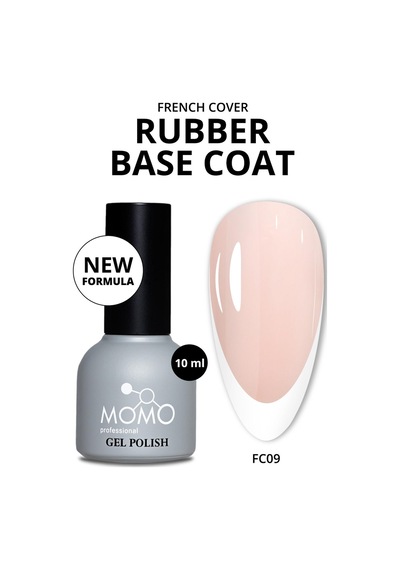 Momo Professional French Cover Rubber Base Coat Fc09 10 Ml