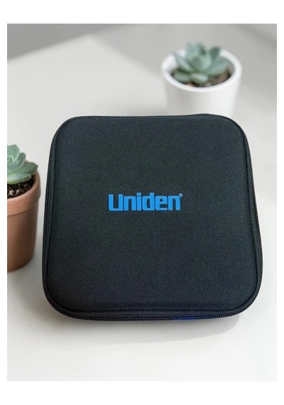 Uniden X100 48 Watt 5 Başlıklı Mini Çantalı Masaj Tabancası Masaj Aleti Gri