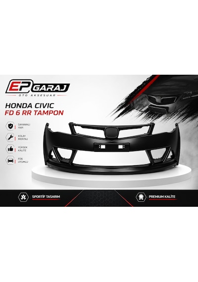 Honda Civic Fd6 Rr Ön Tampon 2007-2012 Model Tayvan Üretimi Yüksek Kalite Abs Plastik