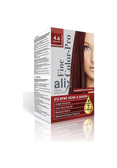 Set Saç Boyası 4.6 Ateş Kızılı 1 Adet