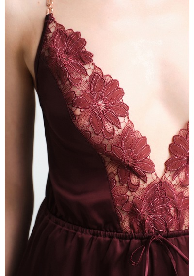 Penti Bordo Obsidia Dantelli Body