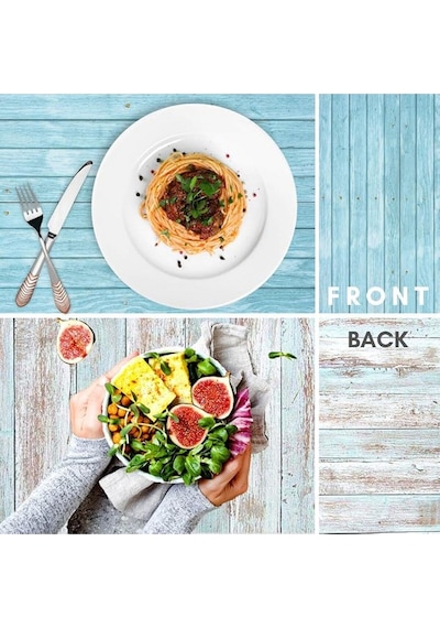 Ürün , Yemek , Reklam Vb. Çekimleri İçin 57x87cm Çift Taraflı Backdrop Fotograf Zemini Fonu No.1