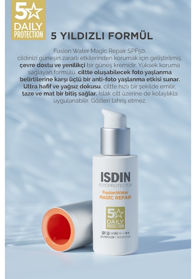 Isdin Fotoprotector Fusion Water Magic Repair Spf50 50 ML