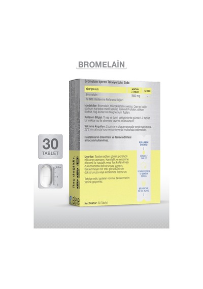 Goodday Bromelain 30 Tablet 2 Adet