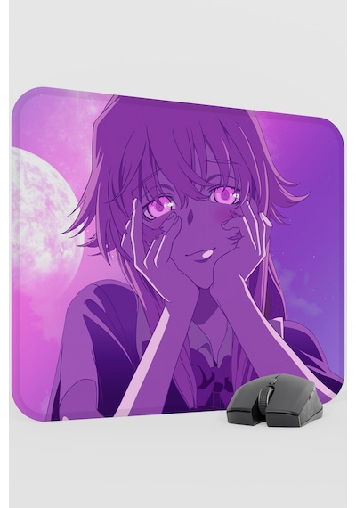 Mirai Nikki Anime V3 - 48x40 Xl Gaming Kauçuk Kaymaz Taban Mouse Pad Fare Altlığı