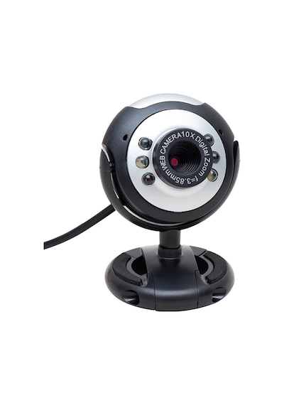 Powermaster PM-3962 1.3 Mp 10x Zoom 6 Ledli Mikrofonlu USB Webcam