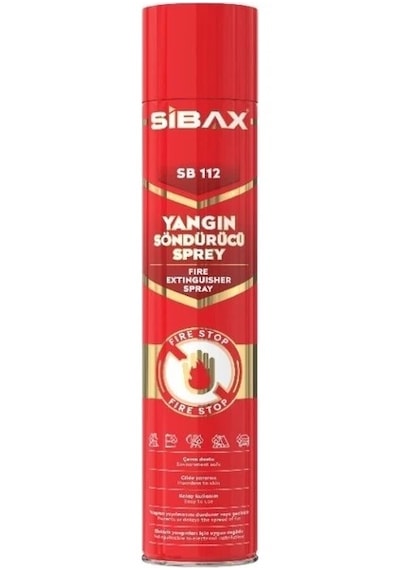 Sb112 Yangın Söndürücü Sprey 1000 Ml Cilde Zararsız Çevre Dostu Y