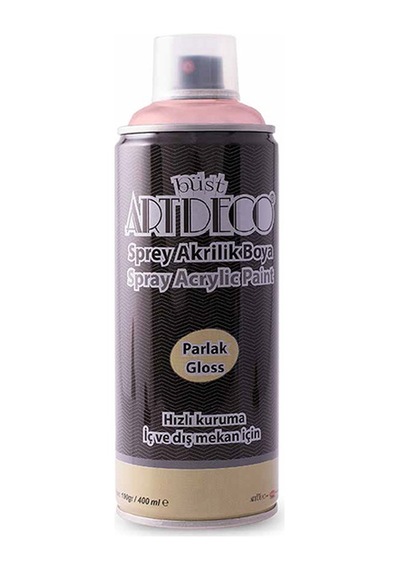 Artdeco Akrilik Sprey Boya 400 Ml Krom Gümüş Y-400-985 Çok Renkli