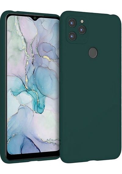 General Mobile GM 21 Uyumlu Silikon Kılıf - Esnek Tam Koruma Pastel Renk Kapak - Yeşil