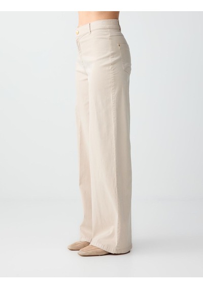 Jimmy Key Jimmy Key Taş Normal Bel İspanyol Paça Dokuma Uzun Pantolon 6sw185482928