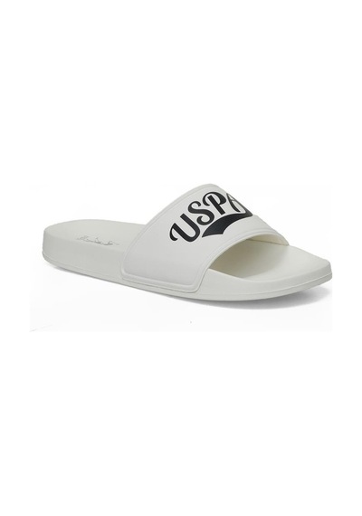 U.s.polo Assn Luvy 5fx Beyaz Plaj Ve Günlük Anatomik Spor Terlik Beyaz