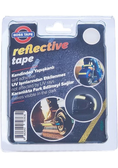 Boss Tape 3630 Reflektif Bant 35mmx1.5m Parlak Sarı