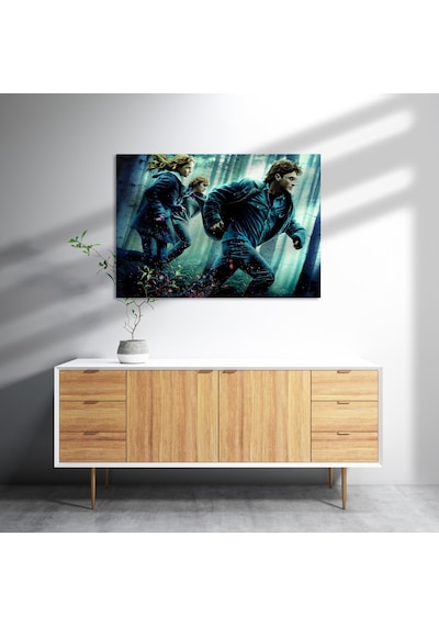 Cakasepetim Harry Potter Ve Ölüm Yadigarları Kaçış Görseli Ahşap Mdf Tablo
