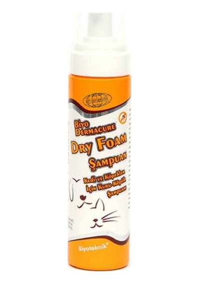 Biyoteknik Herbio Dry Foam Şampuan Kedi ve Köpekler İçin Kuru Köp