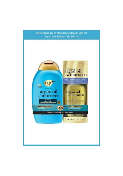 Argan Shmp 385 + Argan Oıl 100