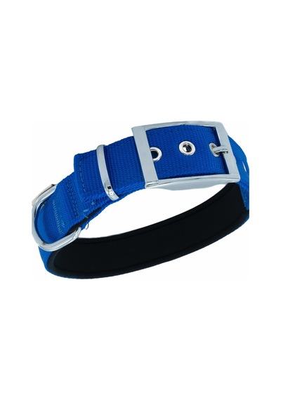 Doggie Elit Dokumadan El Yapımı Köpek Boyun Tasması Mavi 3 x 47 x 55 CM Mavi