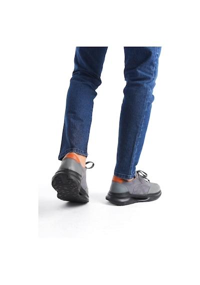 Mubiano Hakiki Deri Mbkry301-gr Erkek Gri Sneaker & Spor Ayakkabı Gri