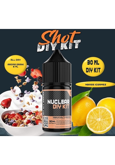 Nuclear 30 Ml Dıy Kit Shot Gıda Aroması 6 Ml Aroma İçerir