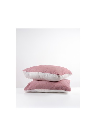 Kapitoneli Yastık Kılıfı 2 Adet 50x70 Cm Bordo