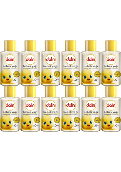 Dalin Bebek Yağı 50ml Klasik Mini 12 Li Set
