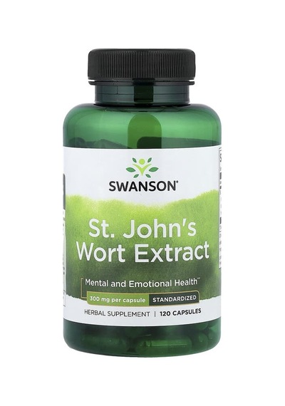 Swanson Vitamins, St John's Wort Extract, Standardised, 300 Mg, 120 Capsules