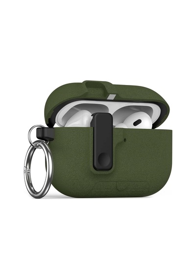 Airpods Pro 3 İle Uyumlu Fabric Serisi Özel Kilitli Tasarım Ve Kumaş Yüzeyli Kılıf Darbelere Karşı Koruyucu Kapa Diğer