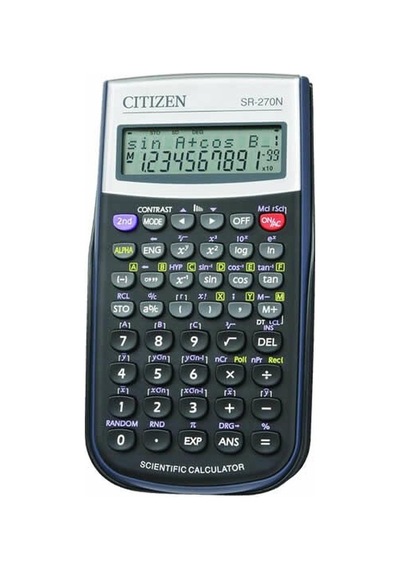 Citizen Sr-270n Siyah Bilimsel Hesap Makinesi