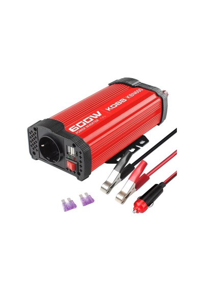 Kbn600 12v/220v 600watt Modifiye Sinüs Dönüştürücü İnvertör Standart