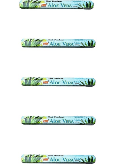 Hari Darshan Aloe Vera Çubuk Tütsü 5 x 20'li