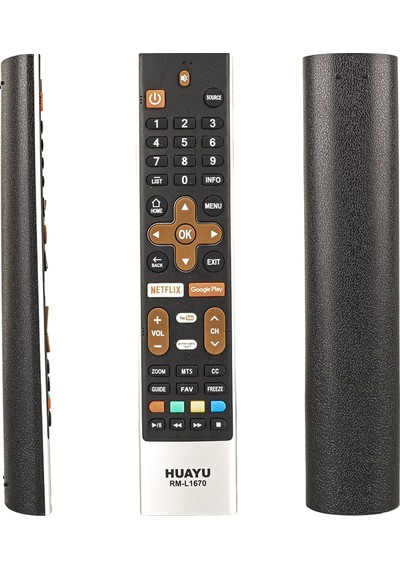 Huayu Kl Skyworth Rm-l1670 Netflıx-google Play Tuşlu Lcd Led Tv Kumanda