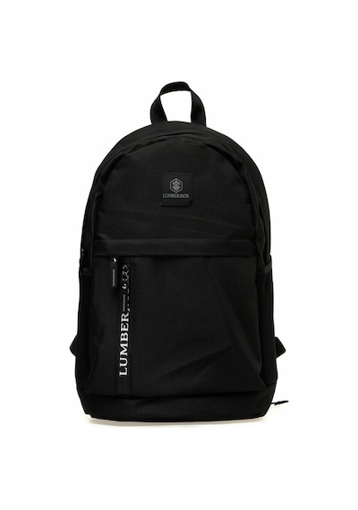 Lumberjack Olıver Sıyah Unisex Sırt Çantası Okul Çantası Laptop Bölmeli - Siyah