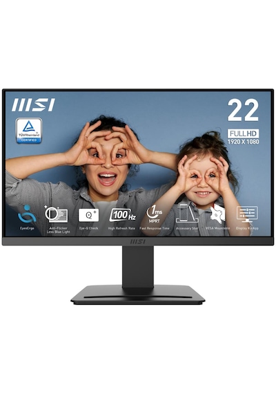 Msı Pro Mp223 E2 21.45 Fhd Flat Va 100hz Adaptıve-sync Monıtor