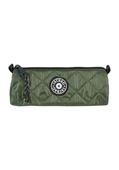 Jacbag Prime Soft-kapitone Üçgen Kalemkutu Prime Soft-haki renkli