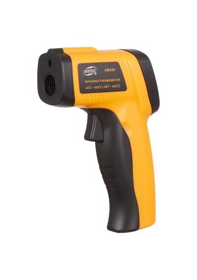 Gm300 Kızılötesi Lazer Temassız Termometre, Siyah