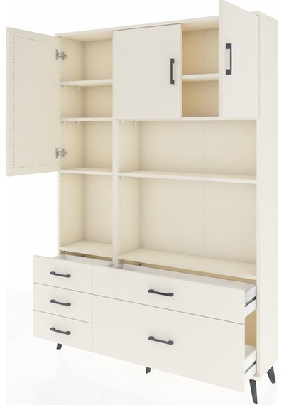 Arges Dolap 8 Raflı 5 Çekmeceli 3 Kapaklı 132x30x195 Aytaşı-a... Aytaşı Arges Dolap 8 Raflı 5 Çekmeceli 3 Kapaklı 132x30x195 Aytaşı-a... Aytaşı