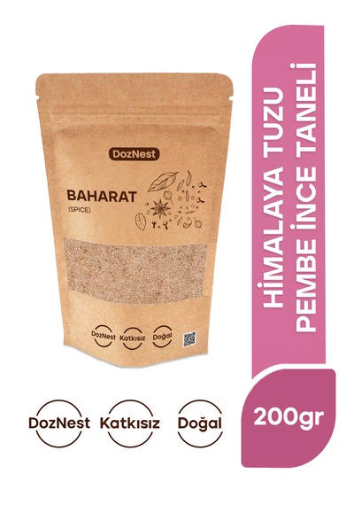 Doznest Himalaya Tuzu Pembe İnce Tane 200 Gr