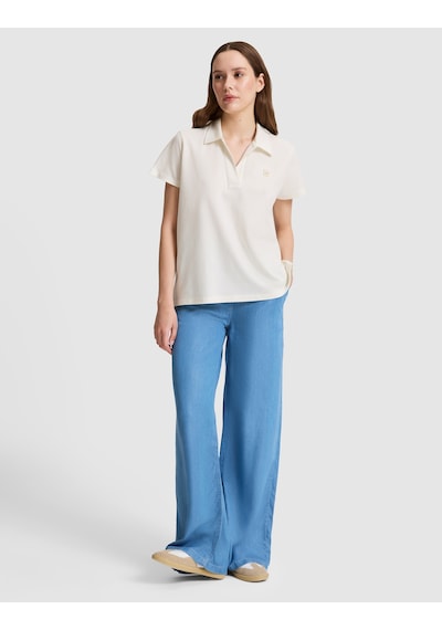 Pierre Cardin Kadın Ekru Tişört Basic 50325465-vr019