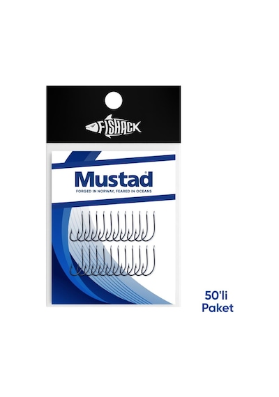 Olta İğnesi - Mustad - 2300 - Lacivert - No: 16 50'li Paket