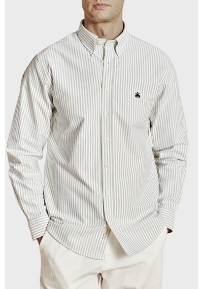 Brooks Brothers Düğmeli Yaka Regular Fit %100 Pamuk Oxford Çizgili Gömlek Erkek Gömlek Bbss26msh021166 Yeşil-beyaz Brooks Brothers Düğmeli Yaka Regular Fit %100 Pamuk Oxford Çizgili Gömlek Erkek Gömlek Bbss26msh021166 Yeşil-beyaz