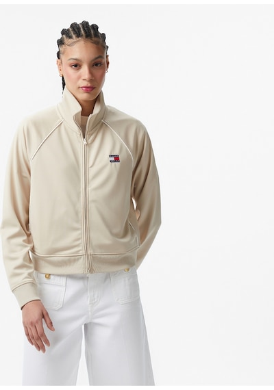 Tommy Hilfiger Tjw Amblemli Eşofman Üstü Kadın Bej Sweatshirt Dw0dw21930aby Bej
