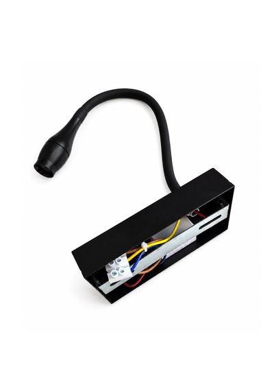 Lampist Lp-3860 3w Led Duvar Aplik 3000k Günışığı Düğmeli Siyah