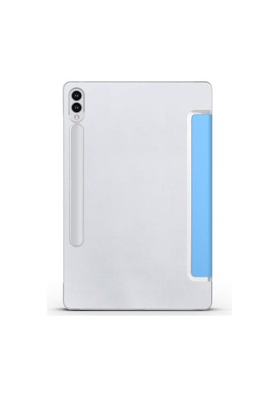 Mobilteam Galaxy Tab S9 Fe Plus Uyumlu Smart Cover Standlı 1-1 Kılıf-mavi Tablet Kılıfı