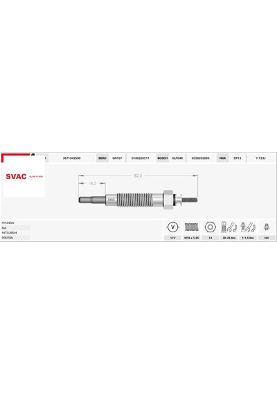 Isitma Bujisi L200-l300 2.3d/11v/gj53mi