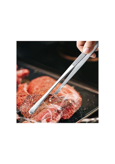 Otetechparca Yiyecek Servis Maşası Air Fryer Chef Şef Cımbızı Et Kızartma Barbekü Aleti 30 Cm