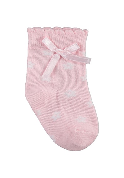 Civil Baby Dantel Ve Fiyonk Aksesuarlı 3'lü 6- Bebek Kız Çorap Set - Standart