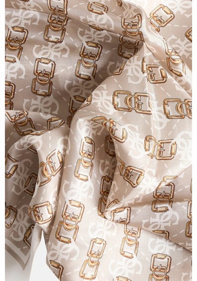 Guess Karnilla Logolu Kadın Beyaz Eşarp Aw5454sıl03-owl Beyaz