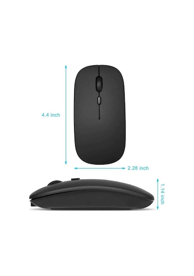 Kablosuz Mouse Fare Şarjlı Bluetooth Wireless Çift Modlu Sessiz - Mmmmmm3972-5787 Diğer