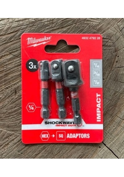 Milwauke Cobalt Bits Lokma Adaptörü Bits Lokma Geçiş Adaptörü 3 Pcs Matkap Ucu