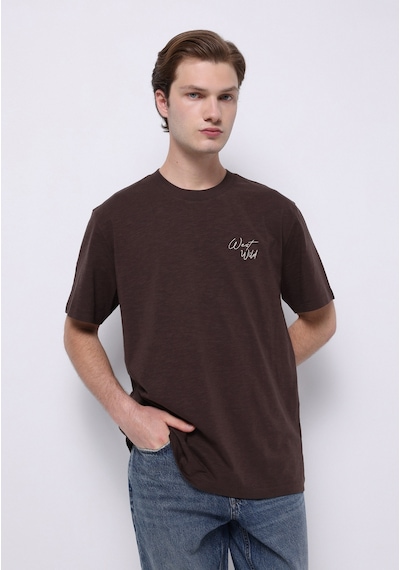 Colin's Colins Comfort Fit Yuvarlak Yaka Düz Erkek Kahverengi Kısa Kol Tişört Cl1075387 Q1.v1 Brw Colin's Colins Comfort Fit Yuvarlak Yaka Düz Erkek Kahverengi Kısa Kol Tişört Cl1075387 Q1.v1 Brw
